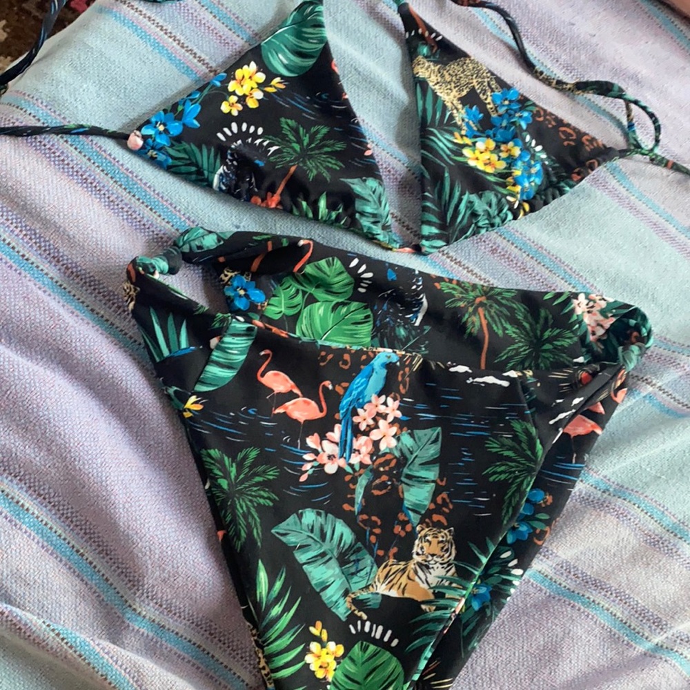 Jungle print skatie bikini